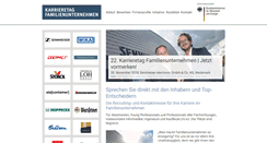 Desktop Screenshot of karrieretag-familienunternehmen.de